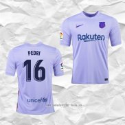 Camiseta Segunda Barcelona Jugador Pedri 2021 2022