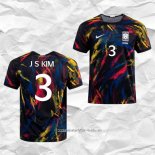 Camiseta Segunda Corea del Sur Jugador Kim Jin Su 2022