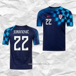 Camiseta Segunda Croacia Jugador Juranovic 2022