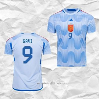 Camiseta Segunda Espana Jugador Gavi 2022