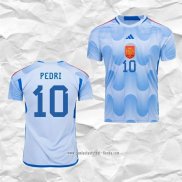 Camiseta Segunda Espana Jugador Pedri 2022