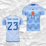 Camiseta Segunda Espana Jugador Unai Simon 2022