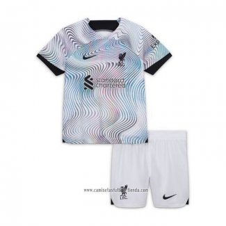 Camiseta Segunda Liverpool 2022 2023 Nino