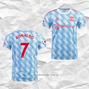 Camiseta Segunda Manchester United Jugador Ronaldo 2021 2022