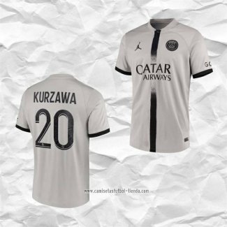 Camiseta Segunda Paris Saint-Germain Jugador Kurzawa 2022 2023