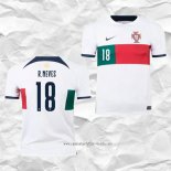 Camiseta Segunda Portugal Jugador R.Neves 2022