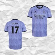 Camiseta Segunda Real Madrid Jugador Lucas V. 2022 2023
