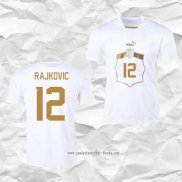 Camiseta Segunda Serbia Jugador Rajkovic 2022