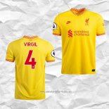 Camiseta Tercera Liverpool Jugador Virgil 2021 2022