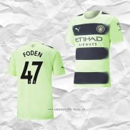 Camiseta Tercera Manchester City Jugador Foden 2022 2023