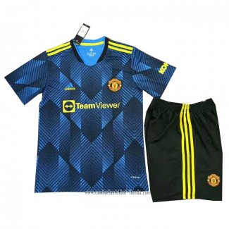 Camiseta Tercera Manchester United 2021 2022 Nino