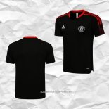 Camiseta de Entrenamiento Manchester United 2021 2022 Negro