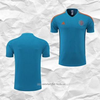 Camiseta de Entrenamiento Manchester United 2022 2023 Azul