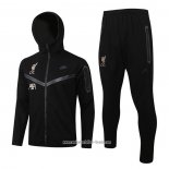 Chandal con Capucha del Liverpool 2021 2022 Negro