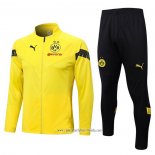 Chandal de Chaqueta del Borussia Dortmund 2022 2023 Amarillo y Negro