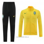 Chandal de Chaqueta del Brasil 2021 2022 Amarillo