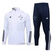 Chandal de Chaqueta del Cruzeiro 2023 2024 Blanco