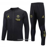 Chandal de Chaqueta del Paris Saint-Germain Jordan 2023 2024 Negro