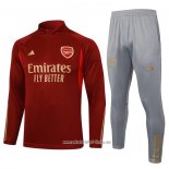 Chandal de Sudadera del Arsenal 2023 2024 Rojo