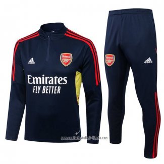 Chandal de Sudadera del Arsenal 2022 2023 Nino Azul