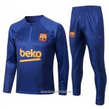 Chandal de Sudadera del Barcelona 2022 2023 Azul