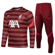 Chandal de Sudadera del Liverpool 2021 2022 Rojo