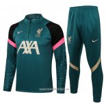 Chandal de Sudadera del Liverpool 2021 2022 Verde