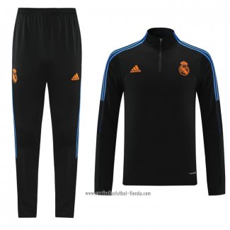 Chandal de Sudadera del Real Madrid 2021-2022 Negro