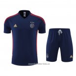 Chandal del Ajax 2022 2023 Manga Corta Azul - Pantalon Corto