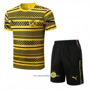 Chandal del Borussia Dortmund 2022 2023 Manga Corta Amarillo - Pantalon Corto