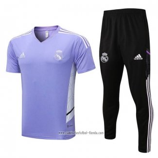 Chandal del Real Madrid 2022 2023 Manga Corta Purpura