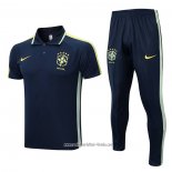 Conjunto Polo del Brasil 2022 2023 Azul Oscuro