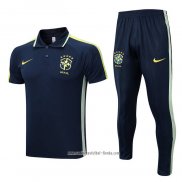 Conjunto Polo del Brasil 2022 2023 Azul Oscuro