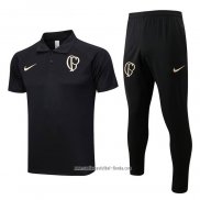 Conjunto Polo del Corinthians 2023 2024 Negro