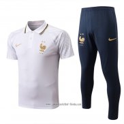 Conjunto Polo del Francia 2022 2023 Blanco