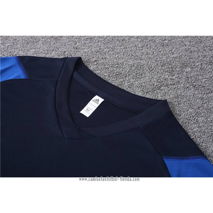 Chandal del Argelia 2023 2024 Manga Corta Azul - Pantalon Corto