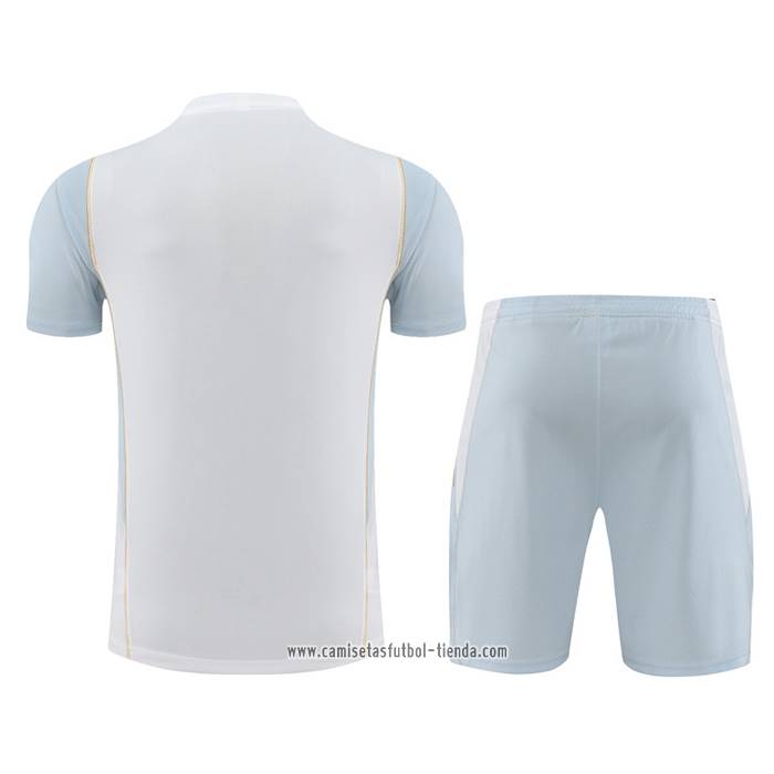 Chandal del Argelia 2023 2024 Manga Corta Blanco - Pantalon Corto