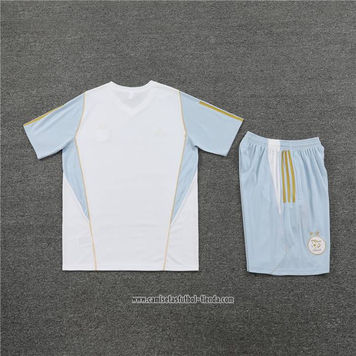 Chandal del Argelia 2023 2024 Manga Corta Blanco - Pantalon Corto