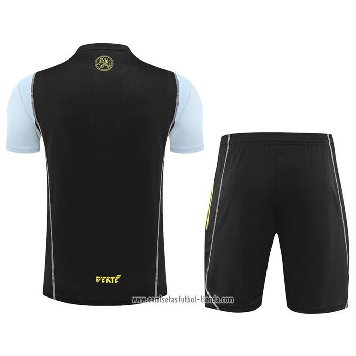 Chandal del Argelia 2023 2024 Manga Corta Negro - Pantalon Corto