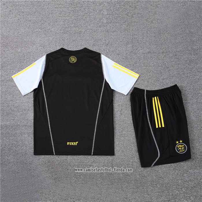 Chandal del Argelia 2023 2024 Manga Corta Negro - Pantalon Corto