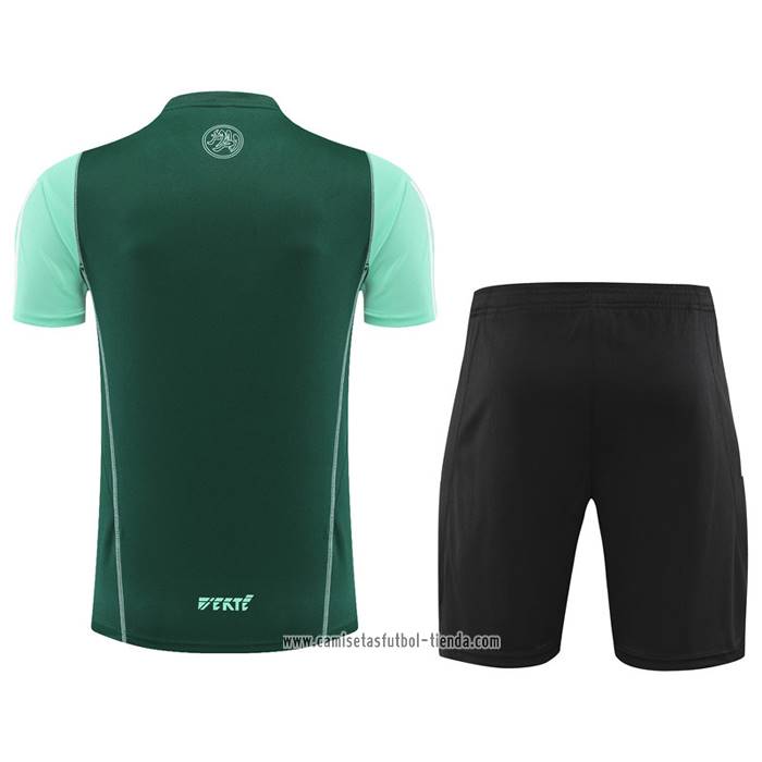 Chandal del Argelia 2023 2024 Manga Corta Verde - Pantalon Corto