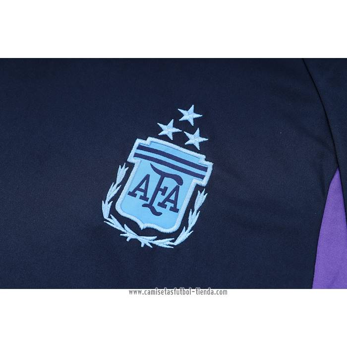 Chandal del Argentina 2023 2024 Manga Corta Azul - Pantalon Corto