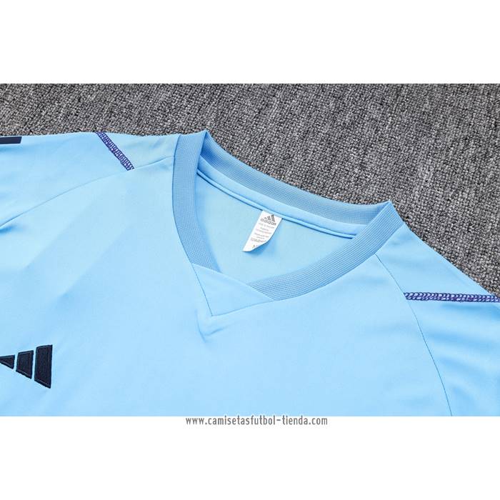 Chandal del Argentina 2023 2024 Manga Corta Azul - Pantalon Corto