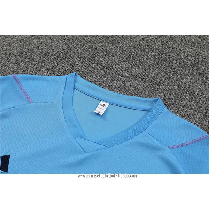 Chandal del Argentina 2023 2024 Manga Corta Azul Oscuro - Pantalon Corto
