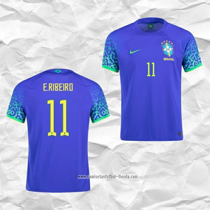 Camiseta Segunda Brasil Jugador E.Ribeiro 2022