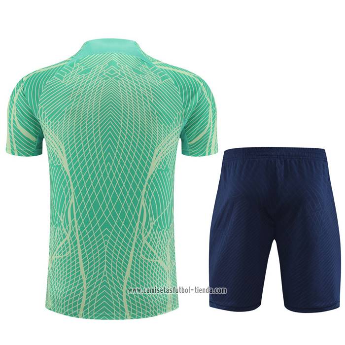 Chandal del Brasil 2022 2023 Manga Corta Verde - Pantalon Corto