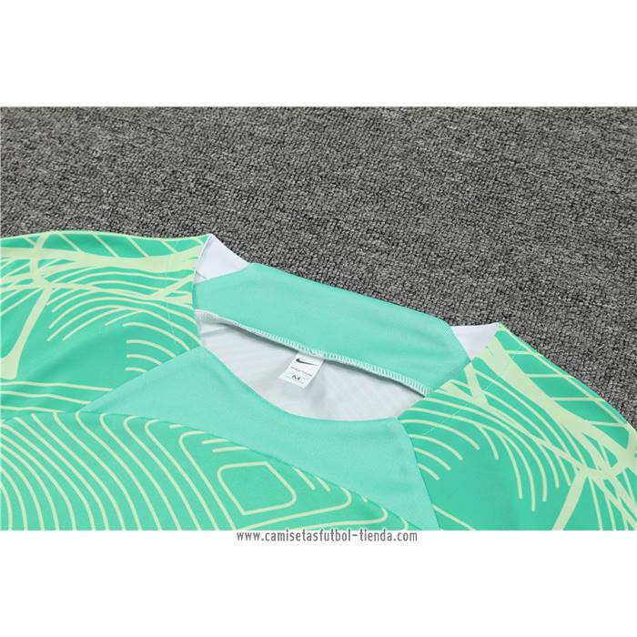 Chandal del Brasil 2022 2023 Manga Corta Verde - Pantalon Corto