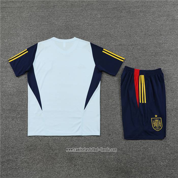 Chandal del Espana 2023 2024 Manga Corta Azul - Pantalon Corto