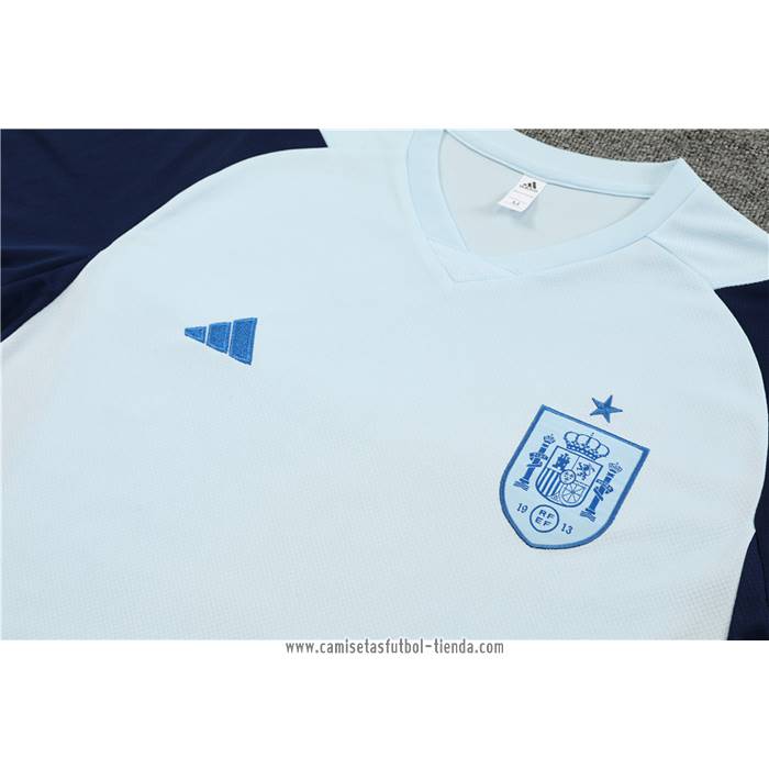 Chandal del Espana 2023 2024 Manga Corta Azul - Pantalon Corto