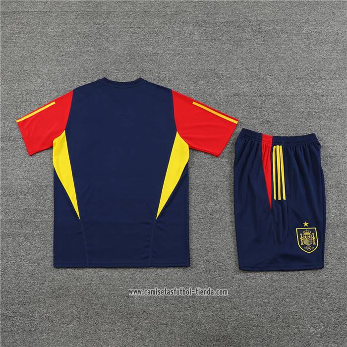 Chandal del Espana 2023 2024 Manga Corta Azul - Pantalon Corto